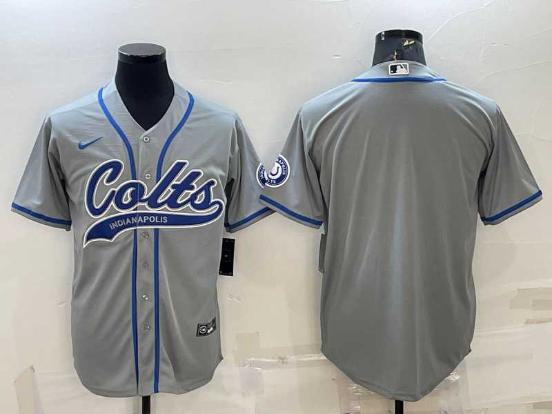 Men's Indianapolis Colts Blank Grey Cool Base Stitched Baseball Jersey,We sell and wholesale Men's Indianapolis Colts Blank Grey Cool Base Stitched Baseball Jersey on line form chian!